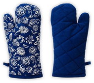 Home Elements Blueprint potholder with magnet - Oven Mitt