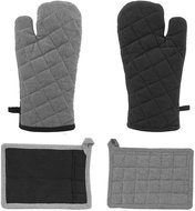 Home Elements Magnetic potholder with pad grey - Oven Mitt