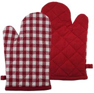 Home Elements Kitchen mitt red kanafas - Oven Mitt