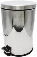 Home Elements Stainless steel pedal bin round, 12 l, grade II - Rubbish Bin