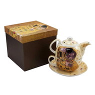 Home Elements Tea set 3 pcs, Klimt Kiss - Tea Set