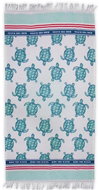 Home Elements Fouta towel 90 × 170 cm, Turtles - Towel