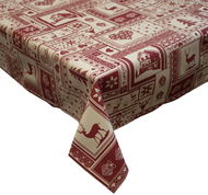 Ubrus Home Elements Vánoční ubrus 90 × 90 cm, Červený patchwork - Ubrus