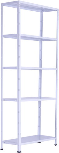 Trestles Shelf rack 1800 × 750 × 300 mm, light grey, 5 shelves - Shelving Unit - Main image