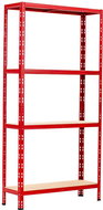 Trestles Policový regál 1+1 červený - Regál