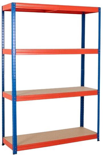 Trestles Shelf 1800 × 1400 × 600 mm, blue-orange - Shelving Unit - Main image