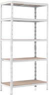 Trestles Shelf rack 1800 × 900 × 500mm, white - Shelving Unit
