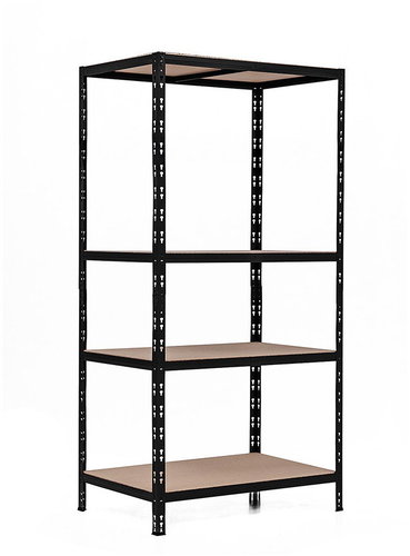 Trestles Shelf rack 1800 × 900 × 600 mm, 4 shelves, black - Shelving Unit - Main image