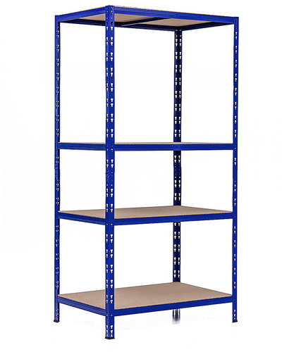 Trestles Shelf rack 1800 × 900 × 600 mm, 4 shelves, blue - Shelving Unit - Main image