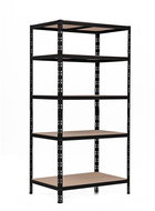 Trestles Shelf rack 1800 × 900 × 600 mm, black - Shelving Unit