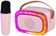 Trevi XR 8A01 +BT Miniparty Karaoke speaker růžový - Bluetooth reproduktor