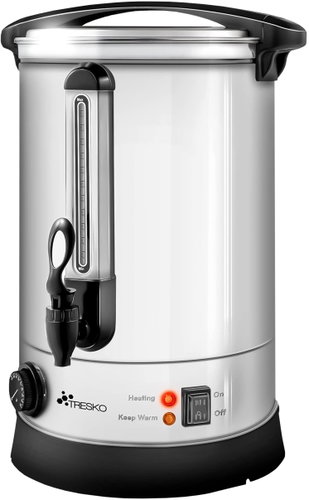 Tresko Mulled wine cooker 20 l silver - Beverage Warmer - Main image