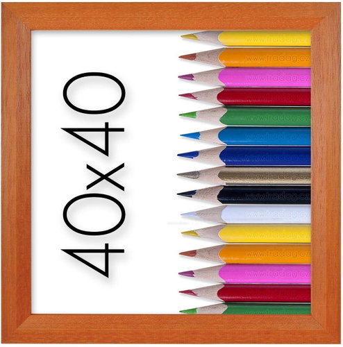 Tradag Photo Frame 40 x 40cm Orange - Photo Frame - Main image