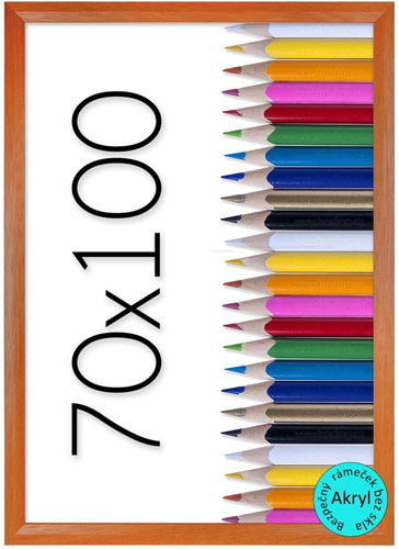 Tradag Nabucco 70 x 100 Orange - Photo Frame - Main image