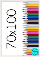 Tradag Tosca 70 x 100 White - Photo Frame