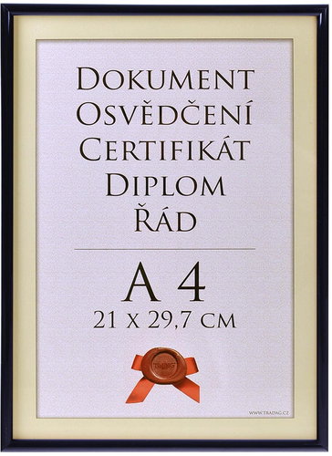 TRADAG képkeret 21×29,7 cm, fekete - Képkeret - Fő fotó