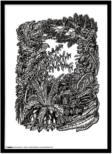 Tradag Anet 50 × 70cm, Black - Photo Frame - Main image