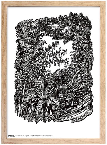 Tradag Anet 50 × 70 cm, natural - Photo Frame - Main image