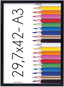 Képkeret TRADAG Polaris 29,7×42, A3, fekete - Fotorámeček