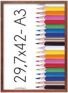 TRADAG Polaris brown 29,7 x 42 /A3/ plexi - Photo Frame