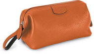 Kozmetická taška Truefitt & Hill Gentleman's  Washbag, kožená kozmetická taška oranžová - Kosmetická taštička