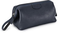 Kosmetická taštička Truefitt & Hill Gentleman's Washbag, kožená kosmetická taška modrá - Kosmetická taštička