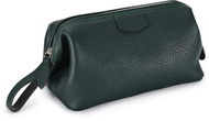Kosmetická taštička Truefitt & Hill Gentleman's Washbag, kožená kosmetická taška zelená - Kosmetická taštička