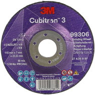3M Cubitron 3 Abrasive Wheel, 115 × 7 mm, 99306 - Grinding Wheel