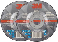 3M Silver Abrasive Wheel, T27, 125 × 7 mm, 2 pcs, 51748 - Grinding Wheel