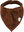 Bib scarf - brown, wild boar