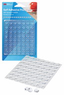 3M Bumpon set of protective stops 12,7 × 3,5 mm, 56 pcs - Adhesive Mount