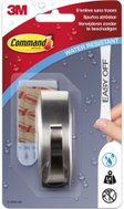 3M Command™ self-adhesive hook in polished aluminium, 1400 g capacity - Adhesive Hook