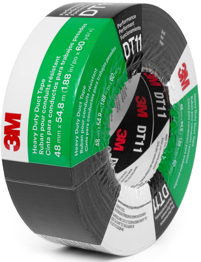 3M Duct Tape DT11, extra erős, 48 mm × 55 m, fekete