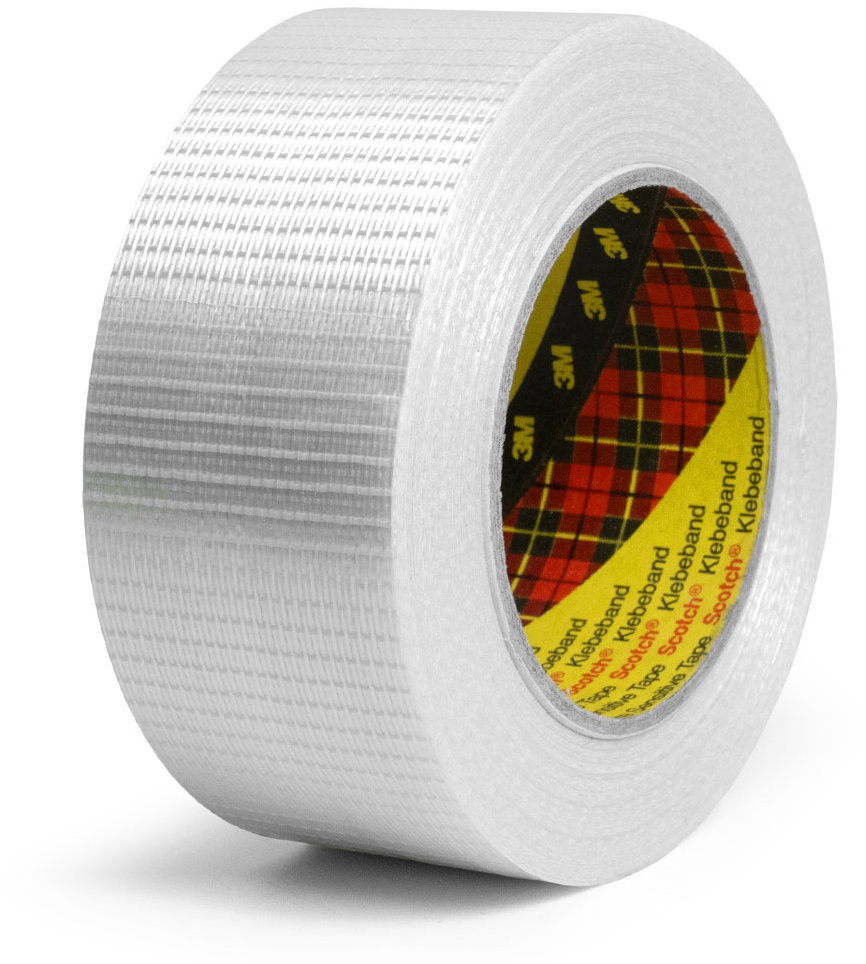 3M Scotch® hosszirányban és keresztirányban megerősített csomagolószalag, 50 mm × 50 m