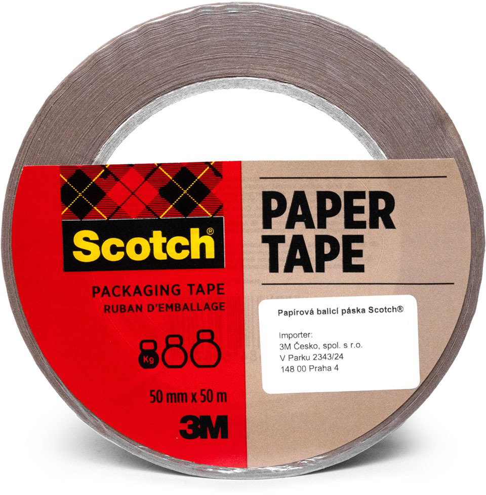3M Scotch® papír csomagolószalag, barna, 50 mm × 50 m