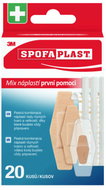 3M Spofaplast patch mix (first aid pack) 607, various types, pack of 20 pcs - Plaster