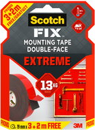 3M Scotch-FIX™ Supersilicone double-sided mounting tape PT1100-193+20, 19 mm × 3 + 2 m - Double-sided tape