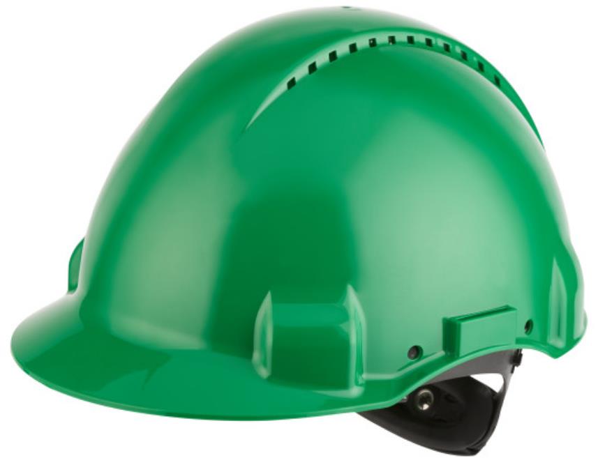 3M™ Uvicator védősisak állítókerékkel, zöld