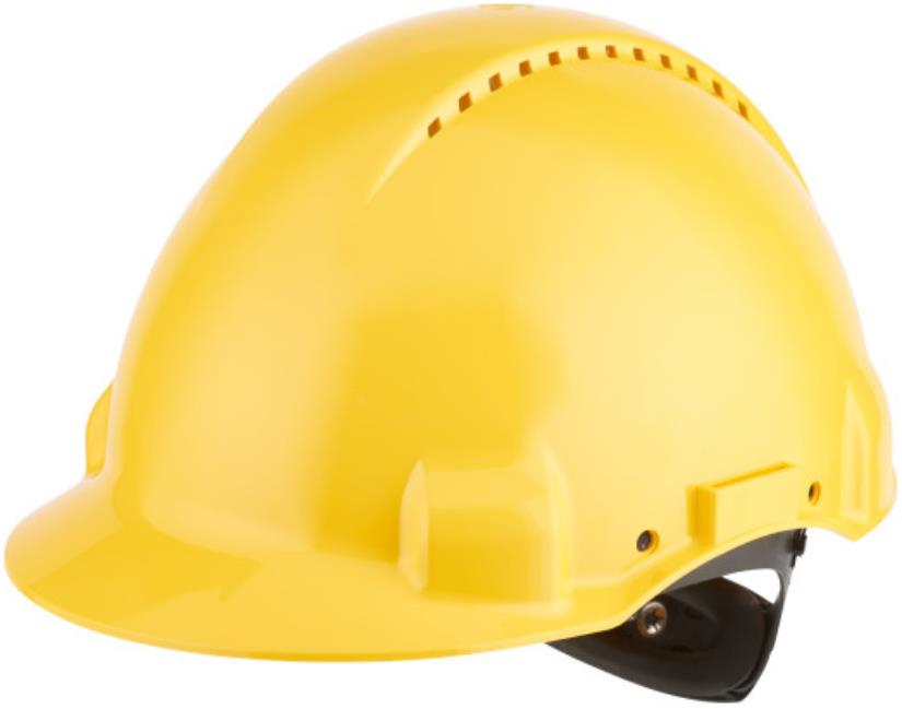 3M™ Uvicator védősisak állítókerékkel, sárga