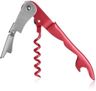 True Brands Vývrtka s dvojitým pantem Innovine, červená - Corkscrew