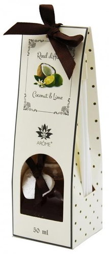 Arôme Diffuser with sticks, Coconut and Lime, 50 ml - Reed Diffuser - Main image