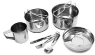 Home Elements Ewer with cup and cutlery, set of 7 - Camping Utensils