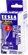 TESLA LED žiarovka FILAMENT RETRO, E27, 11 W, denná biela - LED žiarovka