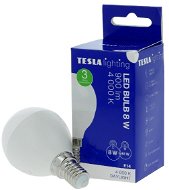 LED izzó TESLA LED izzó miniglobe BULB E14, 8W, nappali fehér - LED žárovka