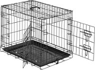 Tectake Transportný box pre psa prenosný, 60 × 44 × 51 cm - Prepravka pre psa