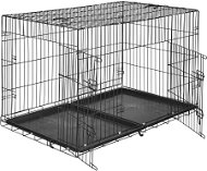 Tectake Transportný box pre psa prenosný, 120 × 75 × 82 cm - Prepravka pre psa