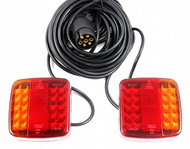 TT Technology Světla na přívěsný vozík s 7,5 m kabelem - Vehicle Lights
