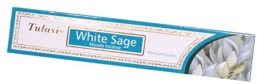 Tulasi Premium Indian Scent Sticks 12 pcs White Sage - Incense Sticks - Main image