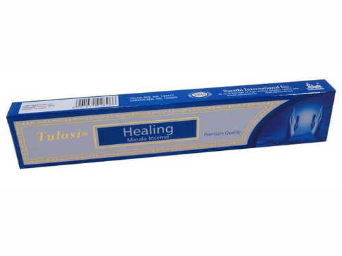 Tulasi Premium Indian Scent Sticks 12 pcs Healing - Incense Sticks - Main image