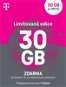 SIM karta Předplacená karta T-Mobile 30 GB - SIM karta